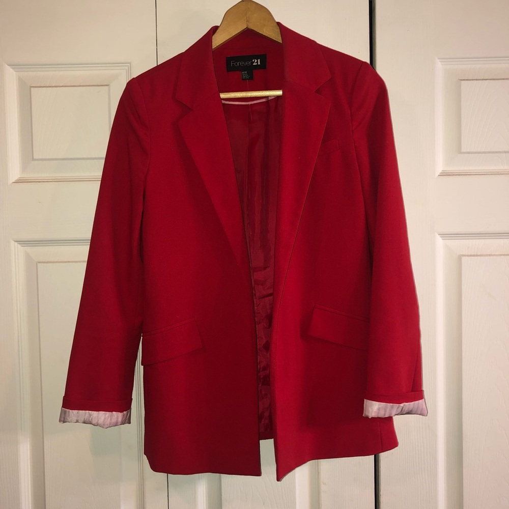 Ruby Red Blazer ✨♥️